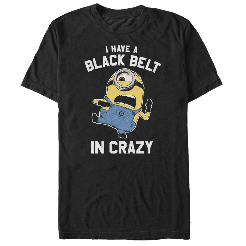 Men's Despicable Me Minion Belt in Crazy T-Shirt, 1 of 5