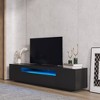 GDFStudio Elias Modern 78.74'' TV Stand with LED Lights, 2 Doors and 1 Drawer - 2 of 4