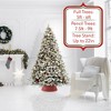 Casafield Water Hyacinth Christmas Tree Collar, Woven Tree Base Cover with Cord Cut Out - 2 of 4