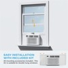 Karl Home 10000BTU Window Air Conditioner with WIFI Function in White - 3 of 4