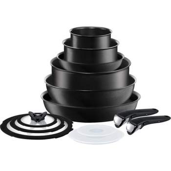 11 Piece Nonstick Cookware Sets Granite Non Stick Pots Pans Set Removable  Handle 705353543081