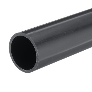 Unique Bargains PVC Water Plumb DIY Crafts High Impact Rigid Round Pipes 8" Length - 1 of 4