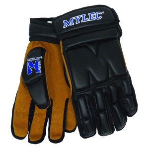 Mylec MK3 Player Street & Roller Hockey Gloves, Adjustable Wrist Roll, Velcro Closure, Vinyl Acetate with Rugged Nash Palm & Soft Foam Inside – 1 Pair - 1 of 2