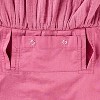 Toddler Girls' Adaptive Flutter Sleeve Woven Gauze Dress - Cat & Jack™ Pink Rose - 4 of 4