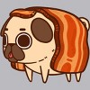 Men's Design By Humans Puglie Bacon Strip By Puglie Tank Top - 2 of 4