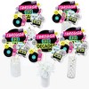 Big Dot of Happiness Through the Decades - 50s, 60s, 70s, 80s, and 90s Party Centerpiece Sticks - Table Toppers - Set of 15 - 2 of 4
