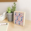 Pimlada Phuapradit Floral Paisley Half Drop Framed Mini Art Print 4" (H) x 3" (W) x 1" (D) - Society6 - 2 of 3