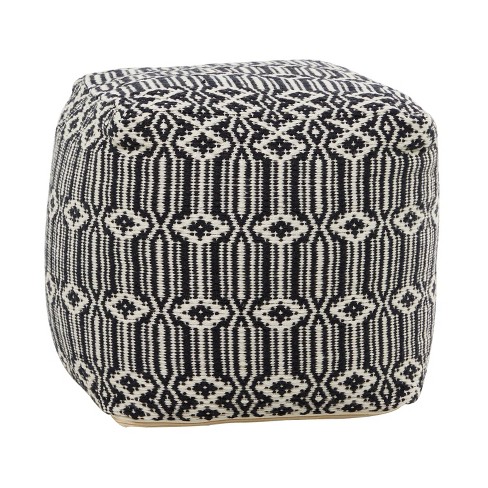 Black deals pouf target