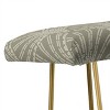 Iveta Abolina Scallop Fan Sage Bench - Deny Designs - 3 of 4