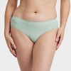 Women's Seamless Hipster Underwear - Auden™ Light Green - 4 of 4