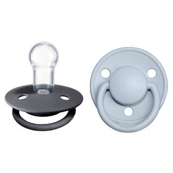 Pack 2 tétines Bibs Supreme Silicone Moutarde Pétrole 6-18 mois