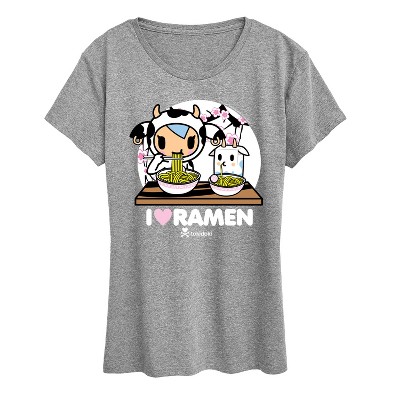 Women's - Tokidoki - Mozzarella Moofia I Love Ramen Short Sleeve Graphic T-Shirt