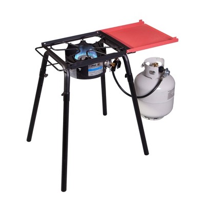 Pro 30 Black Steel Single Burner Gas Stove