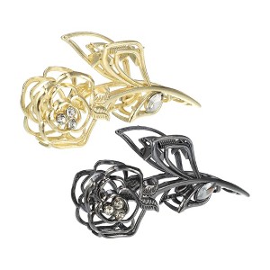 Unique Bargains Women's Metal Hair Claws 4.45"x2.32"x1.18" 2 Pcs - 1 of 4