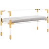 Anastasia Acrylic Bench  - Safavieh - 3 of 4