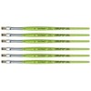 da Vinci FIT Synthetics Student Brush, Synthetic, Acrylic & Tempera, Flat, Series 374, Size 6, Pack of 6 - 2 of 3