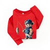 The Juniper Shop Teddy Bear Fisherman Youth Long Sleeve Tee - 2 of 3