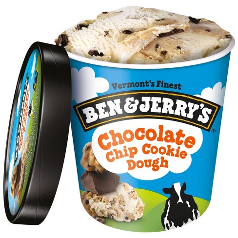 Ben & Jerry's Ice Cream Chocolate Chip Cookie Dough - 16oz : Target