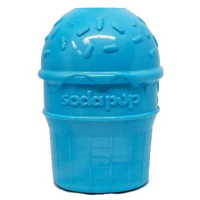 Ice Cream Cone Durable PUP-X Rubber eDispenser Chew Toy and Treat Dispenser