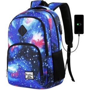 Paaaawaters Backpack for Men and Women,School Backpack for Teenager,15.6 inch Laptop Bookbag with USB Charging port - 1 of 4
