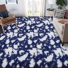 Modern Abstract Runner Rug,Washable High-Pile Non-Slip Shaggy Accent Carpet, No-Shedding Indoor Floor Cover for Hallway,Living Room, Patio - 3 of 4