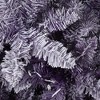 Jojoka Pre-lit Artificial Christmas Tree with Warm White Lights, Pre-Lit Snow Flocked Pencil Christmas Tree, Foldable Base, Holiday Decoration - 4 of 4