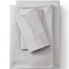Lands' End Supima Cotton No Iron Sateen Printed Pillowcases - 400 Thread Count - 2 of 2