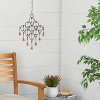 Eclectic Metal Abstract Windchime Brass/Black - Olivia & May - 2 of 4
