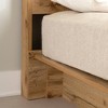 South Shore Full/Queen Bed and Headboard Set Nordik Oak: Storage Drawer, Laminated Finish, No Box Spring Required - 4 of 4