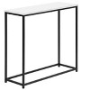 NicBex Narrow Console Table,Minimalist Entryway Table,Modern Couch Table for Living Room,White - 2 of 4