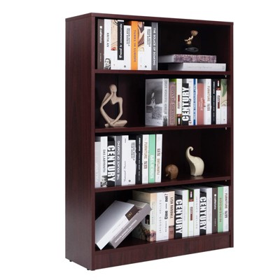 Sevobal Decorarive Bookshelf Large Bookshelf for Bedroom Library Office Bookcase for Living Room, Brown, 33"*11.6"48"