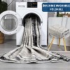 Washable Area Rug – Modern Minimalist Distressed Non-Slip Low Pile Stain-Resistant Floor Carpet for Living Room, Bedroom, Dining - 2 of 4