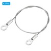 Unique Bargains Stainless Steel Light Outdoor Travel Luggage Safety Locking Cables 0.2" ID Eyelets - 3 of 4