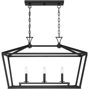 Savoy House Townsend 3 - Light Chandelier in  Matte Black - 1 of 4