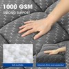 kayamas 3" Double-layer Mattress Topper include 2"  Gel Memory Foam and 1" Pillow Top Mattress Pad Cover with Elastic deep pocket - 2 of 4