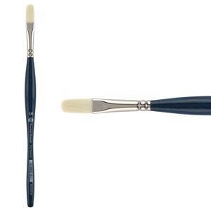 Borciani e Bonazzi Unico Bianco Synthetic Series 832 Paint Brush, Filbert 10 - Acrylic, Oil, Gel, Impasso Painting - Ergonomic Handle, Cruelty-Free, - 1 of 4