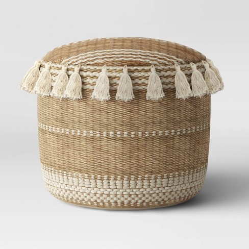 Jute Knit Pouf - StyleMeGHD - Pouf Ottoman