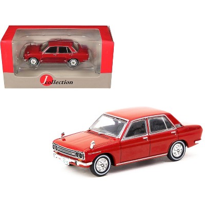 Datsun Bluebird 1600SSS (P510) RHD (Right Hand Drive) Red "J Collection" Series 1/64 Diecast Model by Tarmac Works