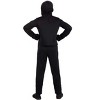 HalloweenCostumes.com Black Ninja Master Kid's Costume for Boys and Girls, Shadow Warrior Outfit with Dragon Embalm for Halloween - 3 of 3