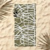Ninola Design Japandi Minimal Marker Beige Beach Towel - Deny Designs - 2 of 2