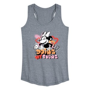 Women's - Disney - Minnie Mouse Graphic Racerback Tank - 1 of 4