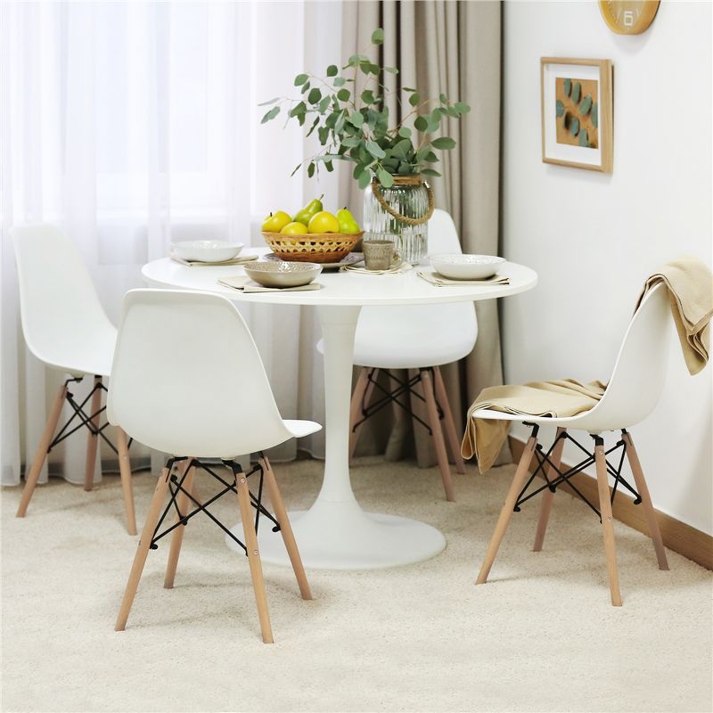 Yaheetech Modern Dining Chairs with Natural Beech Wood Set of 4, 2 of 8