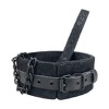 Bellura Pet - Faux Leather Harness with Chain Leash - Black - 2 of 4