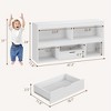 Garvee Kids Toy Storage Organizer with Drawer, 5-Cube Wooden Shelf for Playroom, Nursery, Classroom, Kids Room, Book & Toy Organizer Cabinet - 2 of 4