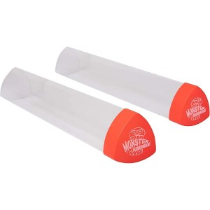 Monster Protectors Playmat Tube Prism-Shaped Play Mat Tube (Red)- Won't Roll Off Surface and Easy in and Out Design 2-Pack - 1 of 4