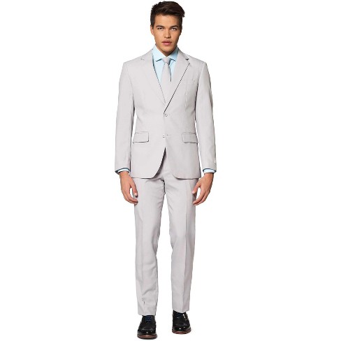 Shiny Opposuits Silver Men's Suit