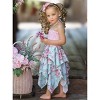Fancy Roses Smocked Handkerchief Dress Mia Belle Girls - 2 of 4