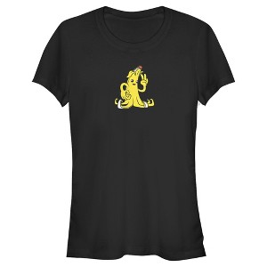 Juniors Womens Fortnite Peely Peace Sign T-Shirt - 1 of 4