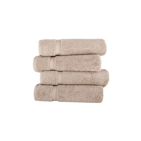 Classic Turkish Towels Villa Collection Bath Towel 4 Piece Set - Taupe :  Target