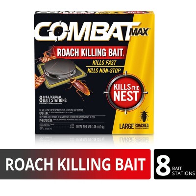Combat Source Kill Max Large Cockroach Bait Stations - 8 ct